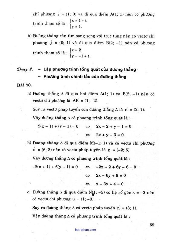 Phân loại và phương pháp giải các dạng toán Hình học 10 33