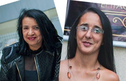 Autoras Neuza Rosa de Siqueira e Ana Paula de Souza