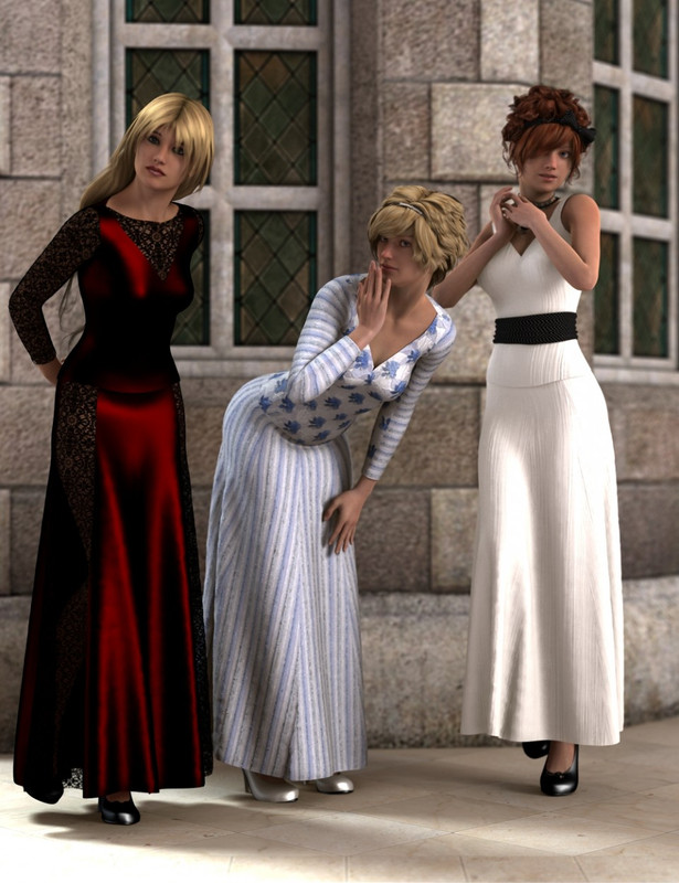 Possibilities 2PC Dress for Genesis 2 Female and Victoria 6