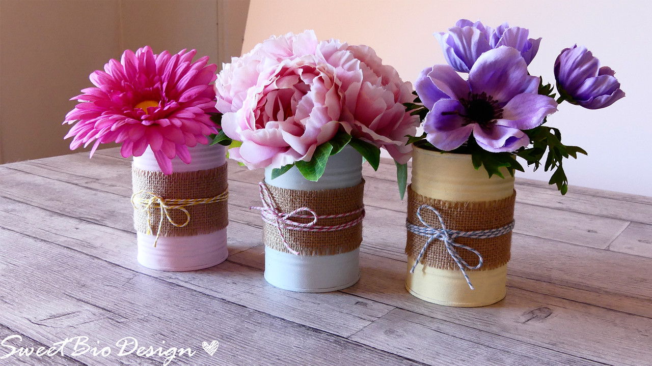 Riciclo barattoli di Latta – DIY recycled tins – Sweetbiodesign  SweetbioDesign