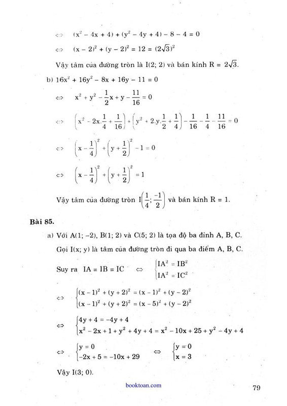 Phân loại và phương pháp giải các dạng toán Hình học 10 43