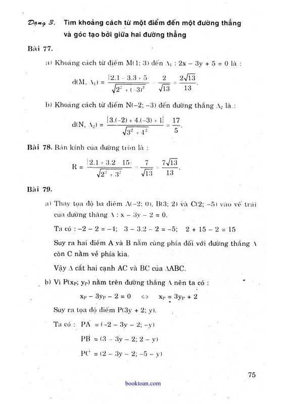Phân loại và phương pháp giải các dạng toán Hình học 10 39