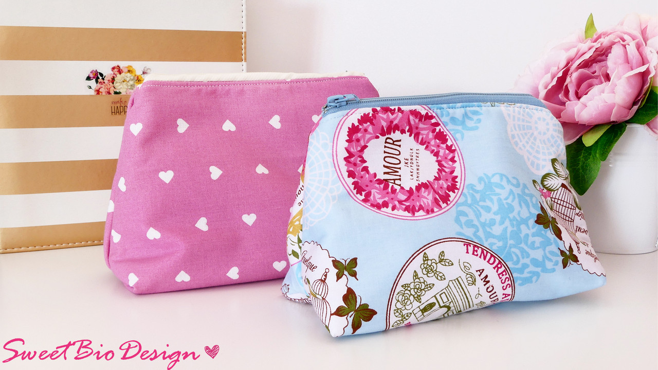 Astuccio In Stoffa Fai Da Te Cosmetic Bag Diy Sweetbiodesign Sweetbiodesign