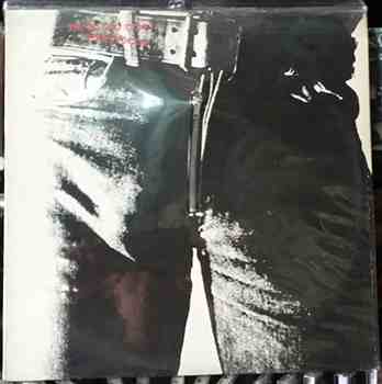Capa do disco Sticky Fingers, do Rolling Stones