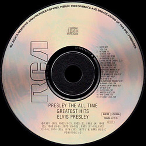 PRESLEY. THE ALL TIME GREATEST HITS [PD 90100 (2)]