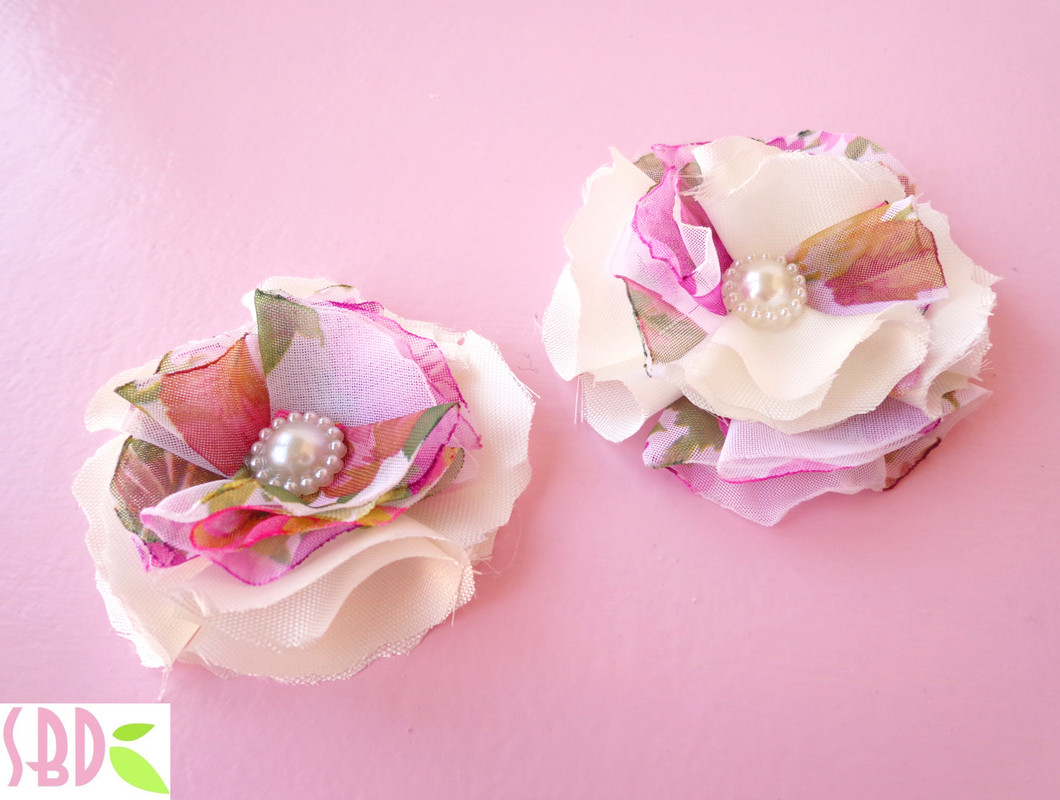 Fiori di Stoffa Shabby Chic – Shabby Chic Fabric Flowers – Sweetbiodesign  SweetbioDesign