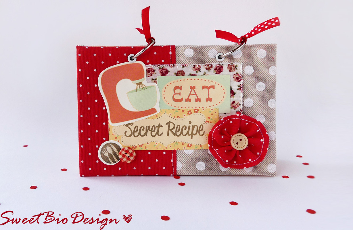 Ricettario Con Schede Recipe Book With Cards Diy Sweetbiodesign Sweetbiodesign