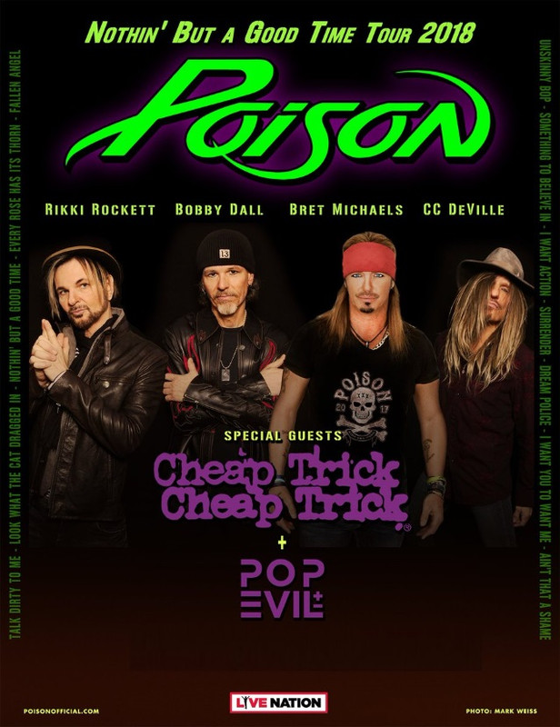 Poison announce the Nothin' But A Good Time North American tour