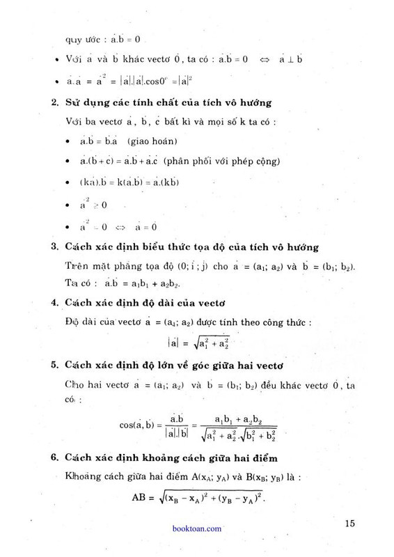Phân loại và phương pháp giải các dạng toán Hình học 10 3