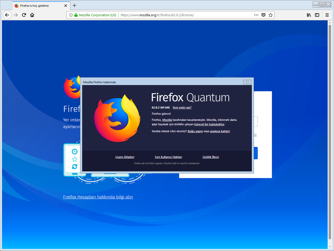 Mozilla Firefox 61.0.2 Final | EN-TR | Katılımsız