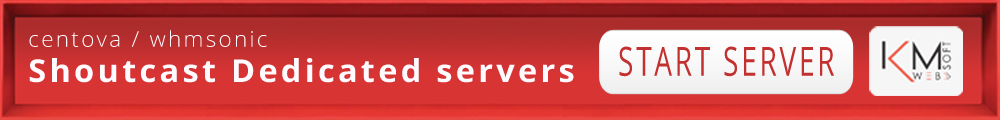 Reseller Shoutcast Centova Dedicated Server