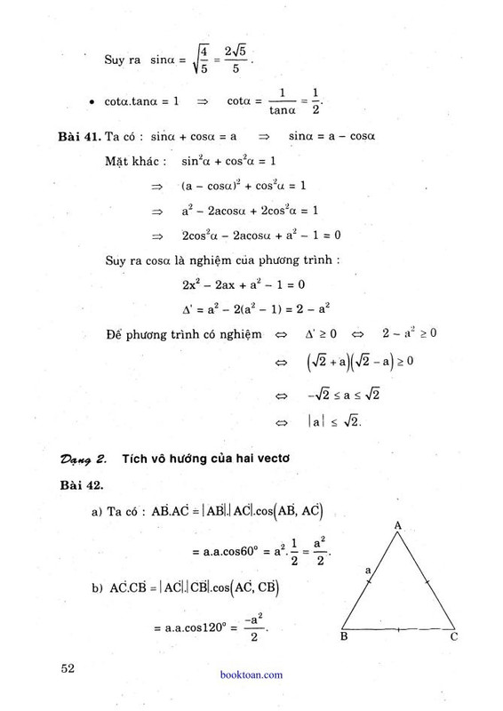 Phân loại và phương pháp giải các dạng toán Hình học 10 16