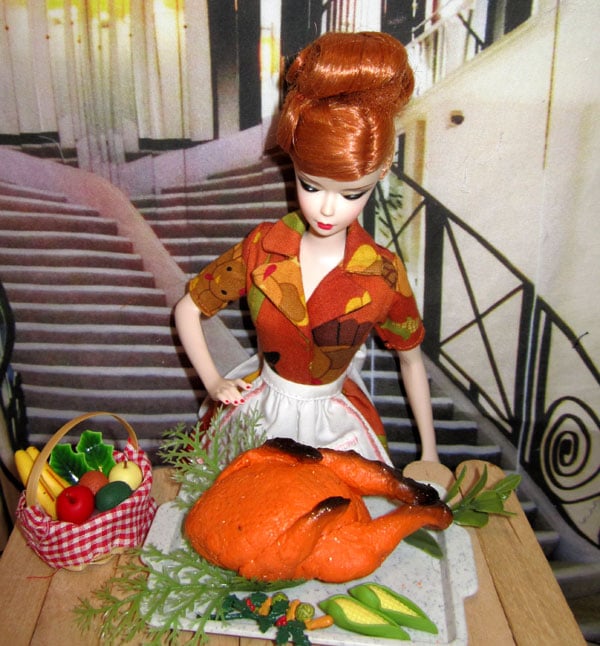 holiday hostess thanksgiving feast barbie