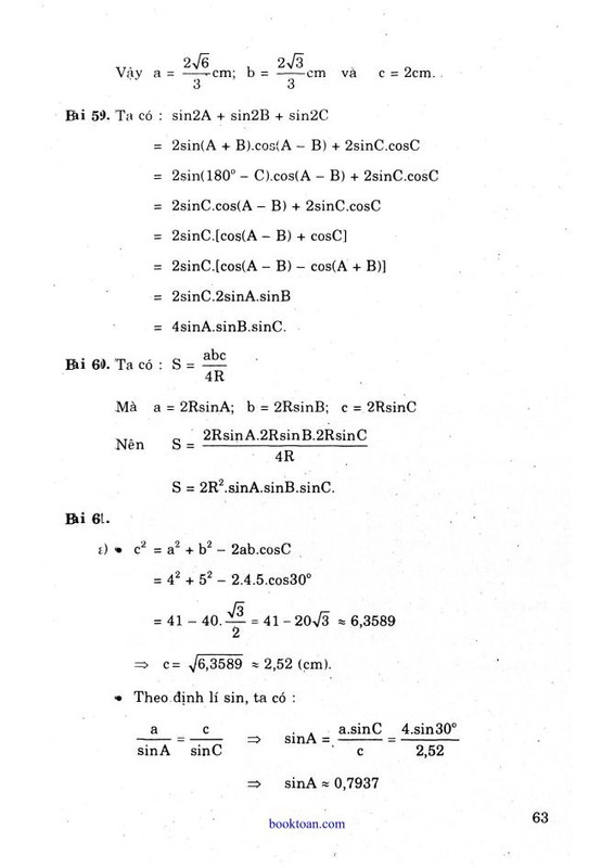 Phân loại và phương pháp giải các dạng toán Hình học 10 27