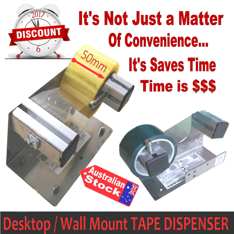 stainless steel tape dispenser