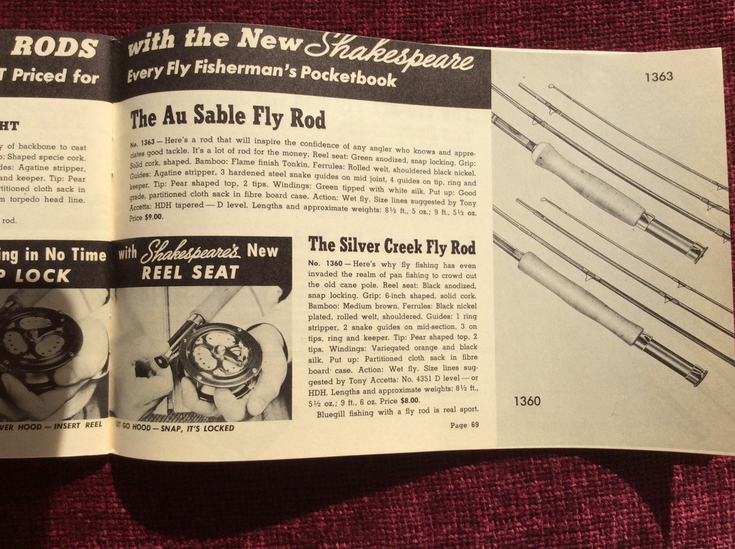 SHAKESPEARE Fly Rod Catalog Listings, 1912-1952 - The Classic Fly Rod Forum