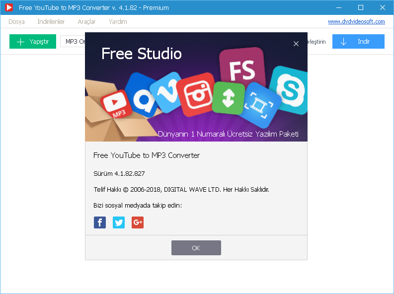 Free YouTube To MP3 Converter Premium 4.1.87.124 | Katılımsız