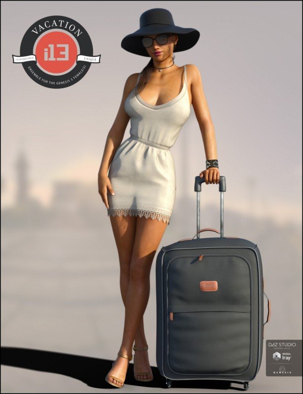 i13 Vacation Outfit for the Genesis 3 Female(s)