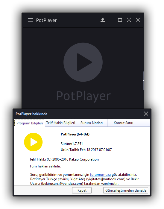 Daum PotPlayer 1.7.12248 Final | OpenCodec | Katılımsız