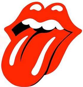 Língua dos Stones. Logotipo do Rolling Stones.