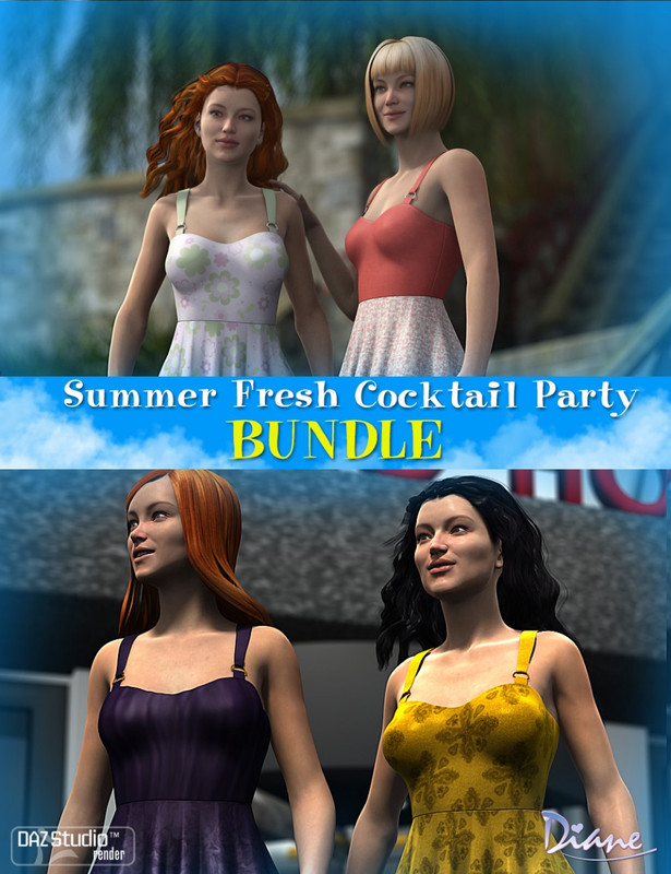 Summer Fresh and Cocktail Party Textures BUNDLE