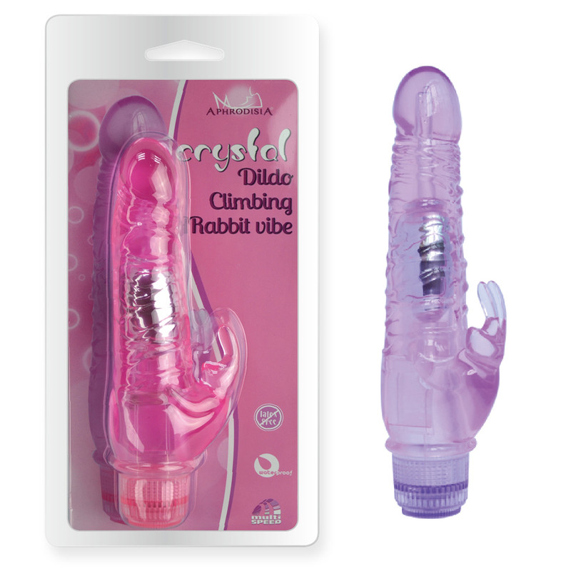 Unparalleled satisfaction is 1 step away with the Multi-Speed Crystal Dildo...