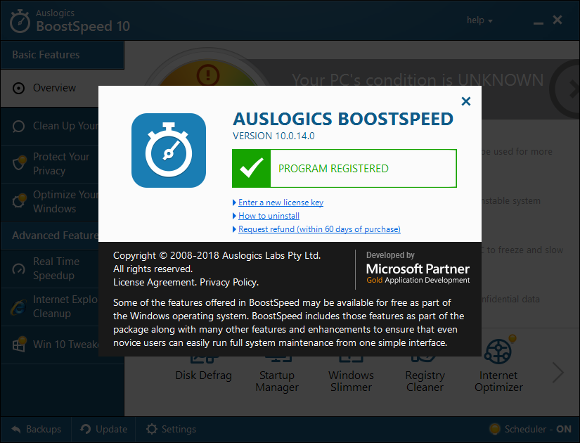 Auslogics BoostSpeed Premium 11.1.0.0 | Katılımsız