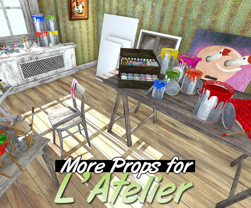 More Props for L’Atelier by powerage