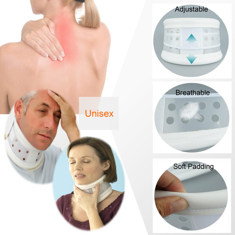 Lightweight Cervical Collar Traction Neck Brace Support Stabilise Strap
