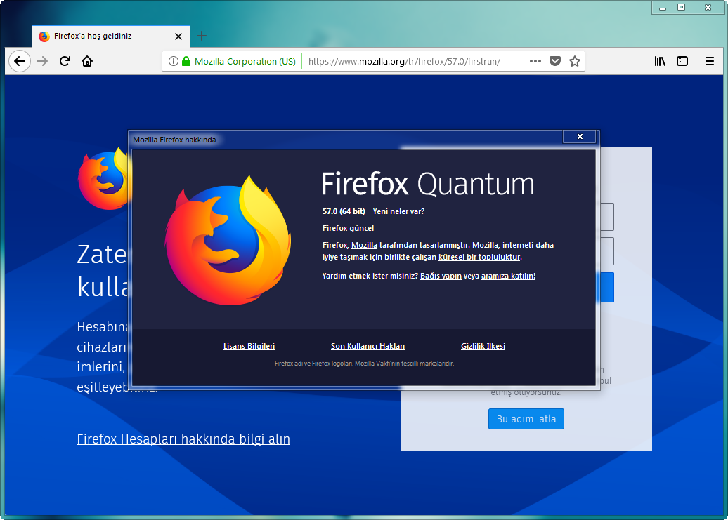 Mozilla Firefox 60.0.1 Final | EN-TR | Katılımsız
