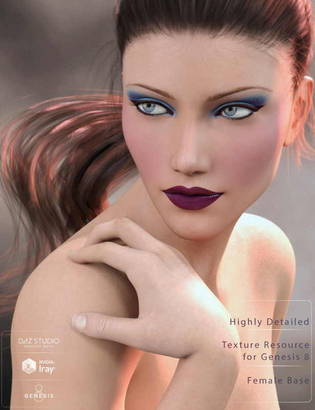 Genesis 8 Female Texture Merchant Resource- Light Skin
