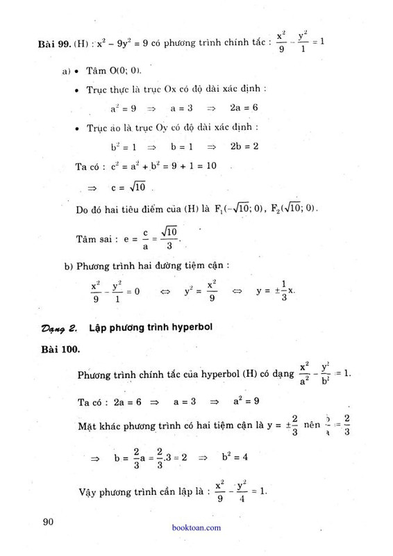 Phân loại và phương pháp giải các dạng toán Hình học 10 54
