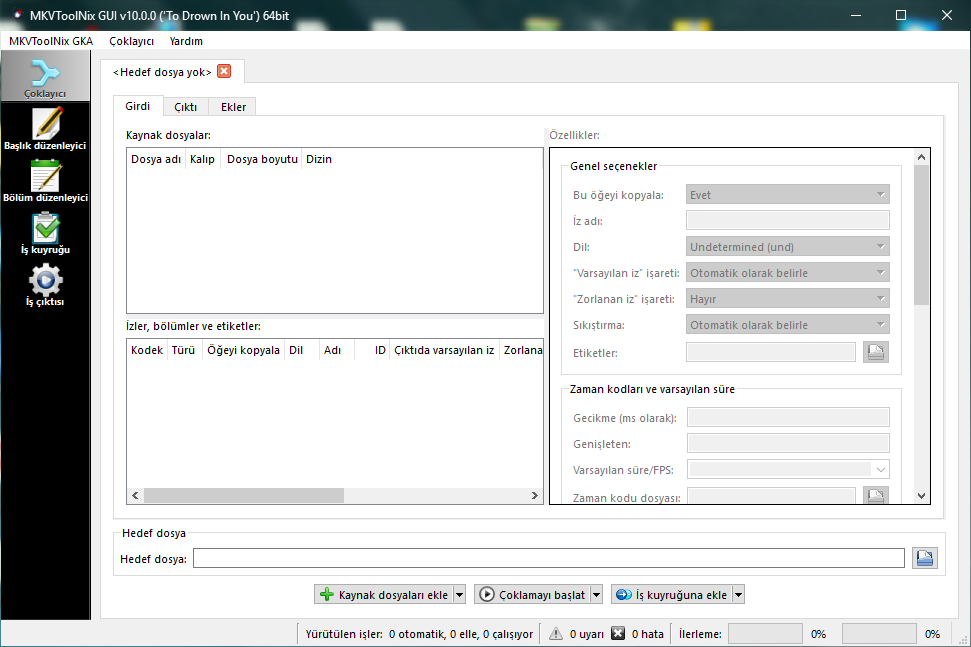 MKVToolnix 30.1.0 Final | Katılımsız