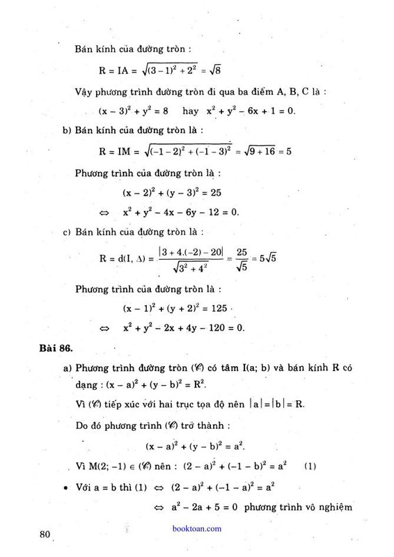 Phân loại và phương pháp giải các dạng toán Hình học 10 44