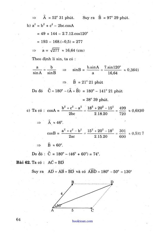 Phân loại và phương pháp giải các dạng toán Hình học 10 28