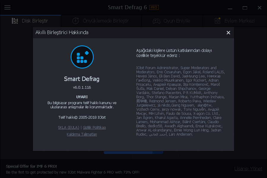 IObit Smart Defrag Pro 6.3.5.189 | Katılımsız