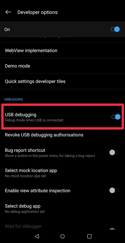 Cara mematikan atau menghidupkan USB Debugging pada Android 1