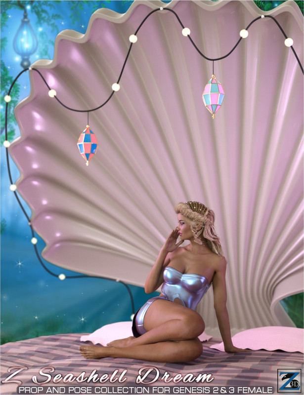 Z Seashell Dream – Prop and Poses