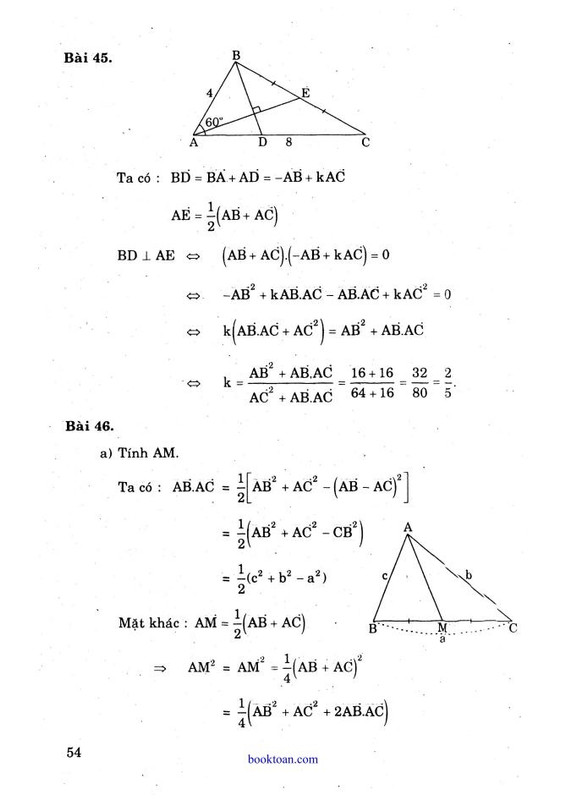 Phân loại và phương pháp giải các dạng toán Hình học 10 18