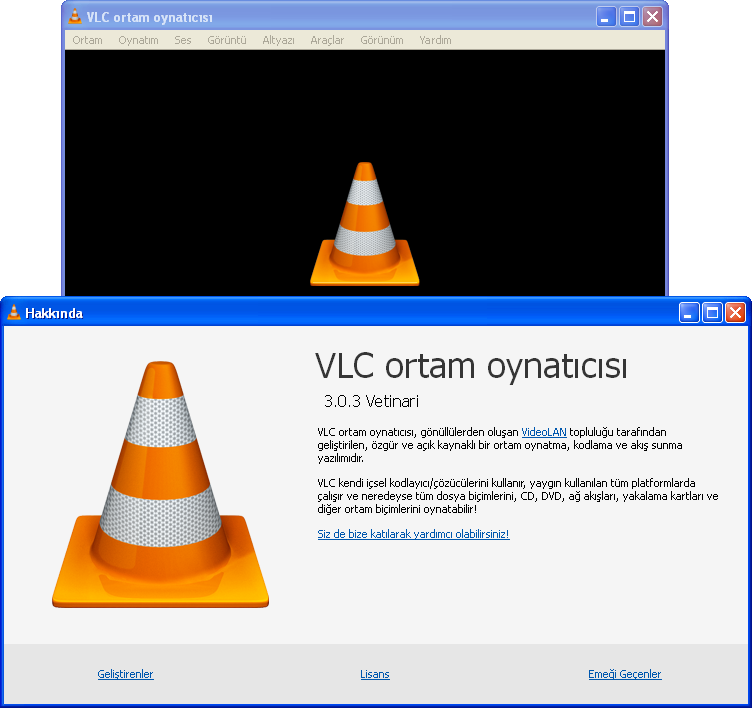 VLC (VideoLAN) Media Player 3.0.6 | Katılımsız