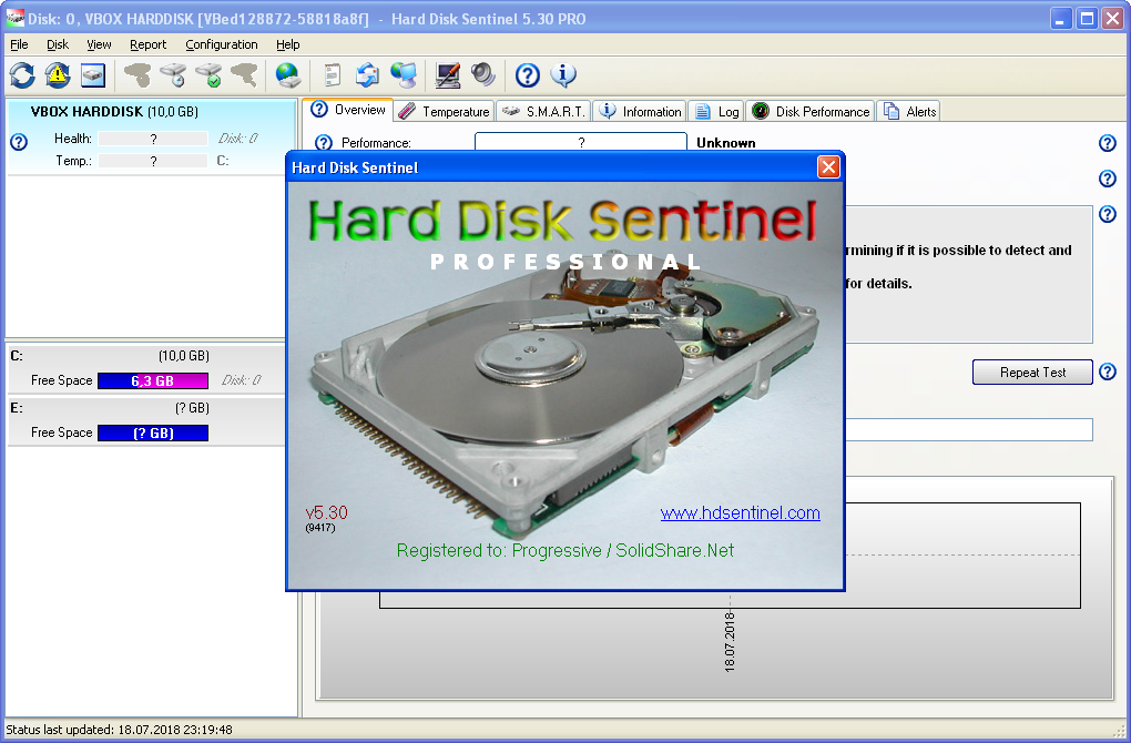 Hard Disk Sentinel Pro 5.50 Build 10482 | Katılımsız