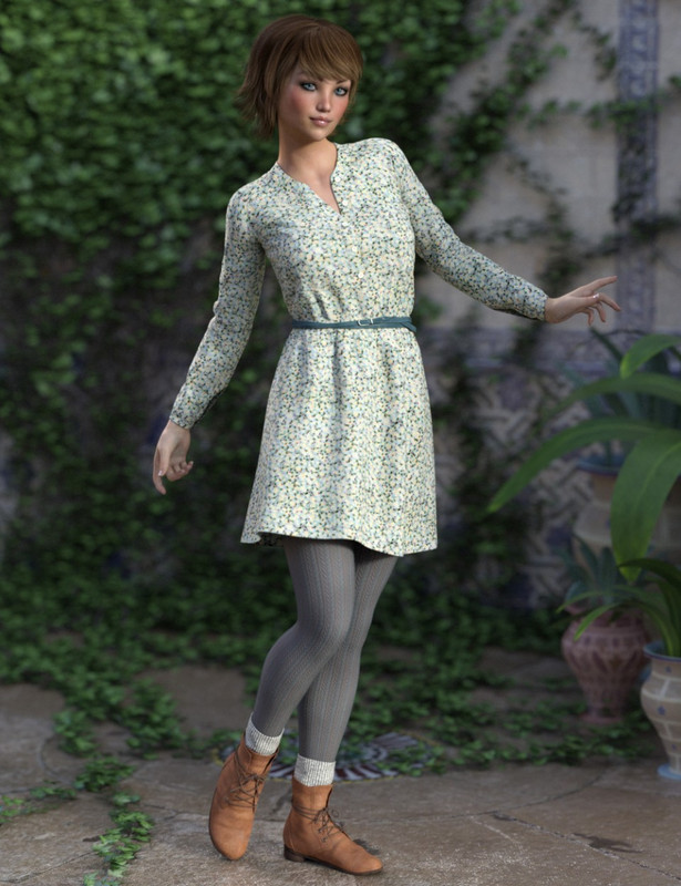 Cool Spring Outfit for Genesis 3 Female(s)