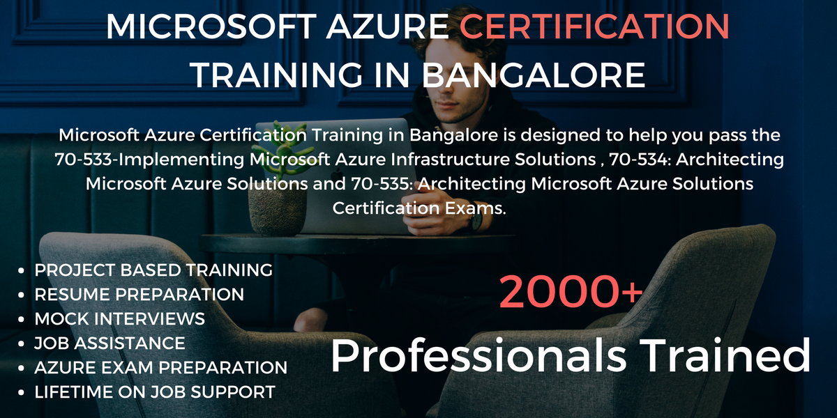 Microsoft Azure Training in Bangalore, Microsoft Azure Training in HSR layout, Microsoft Azure Certification Training in Bangalore