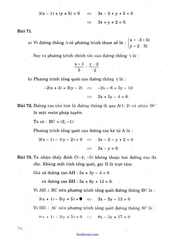 Phân loại và phương pháp giải các dạng toán Hình học 10 34