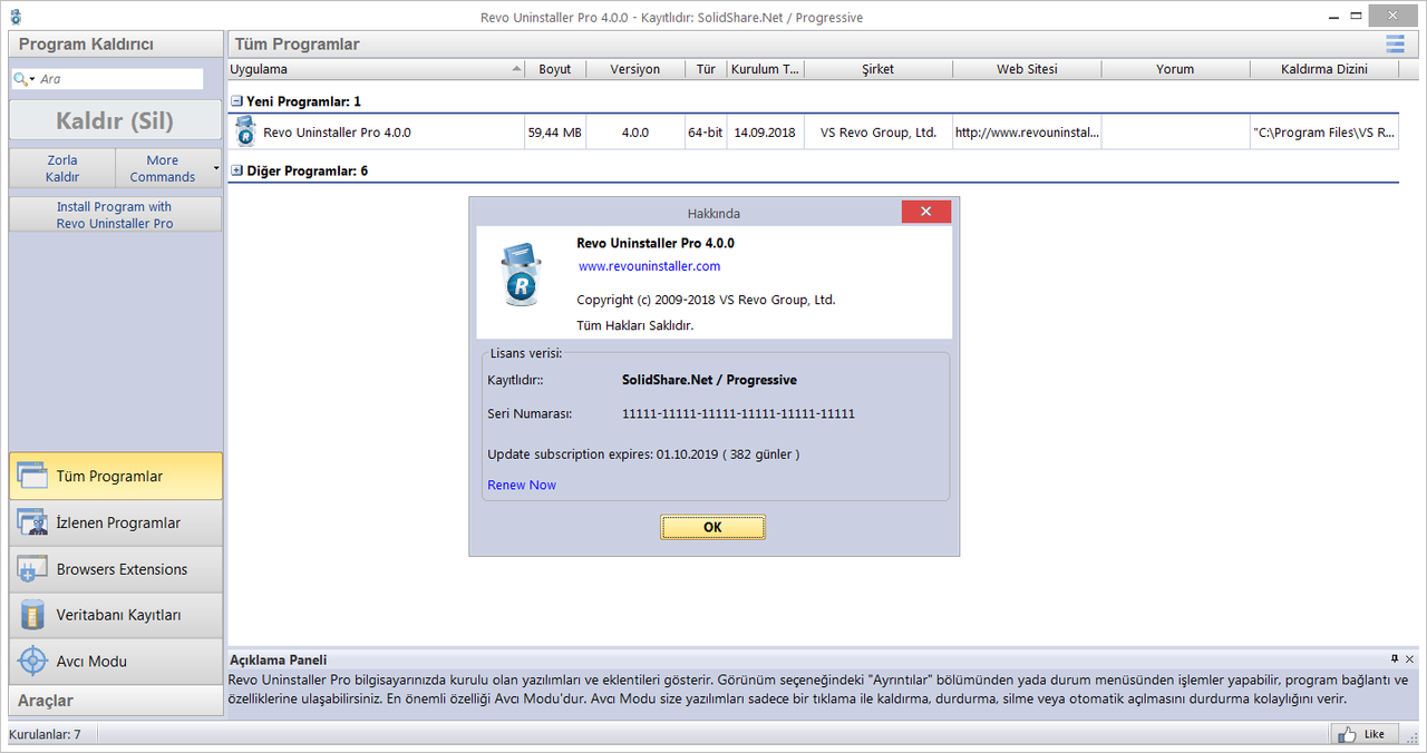 Revo Uninstaller Pro 4.1.0 | Katılımsız
